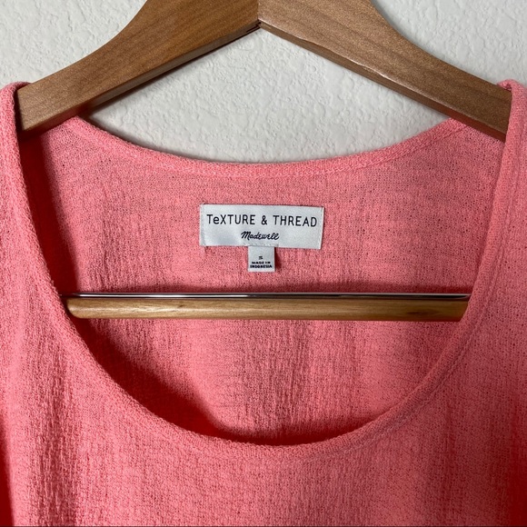 Madewell Texture and Thread Ruffled Sleeve Top, S - Picture 4 of 7